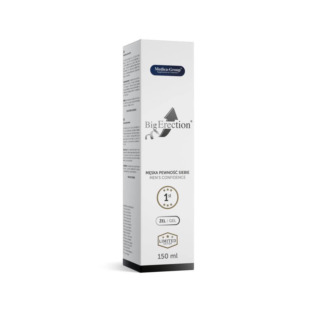 Box of Big Erection product on a white background