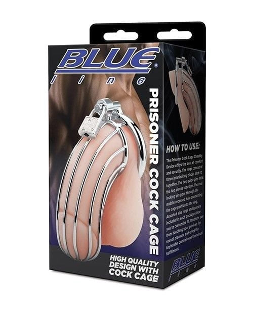 Package of Blue Prisoner Cock Cage