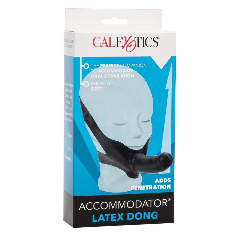 Calexotics Accommodator Latex Dong packaging on a white background