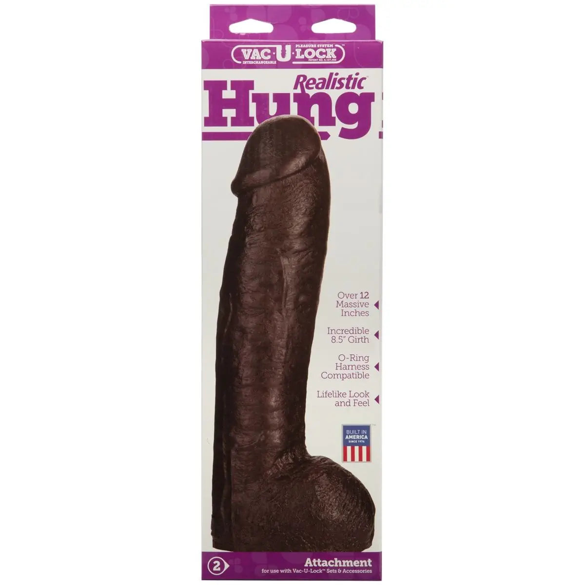 Vac-U-Lock Realistic Hung product packaging on a white background