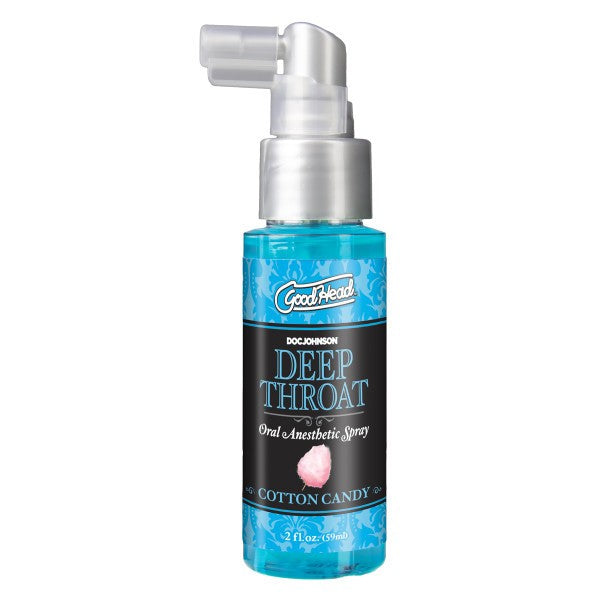 Goodhead Deep Throat Oral Anesthetic Spray bottle on a white background