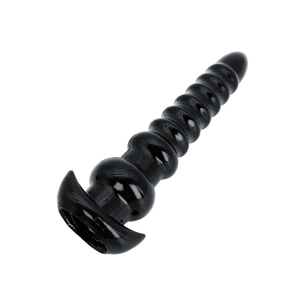 Hidden Desire Extreme Anal Drill XXL 13 Inch Dildo Ribbed Butt Probe BDSM Fetish