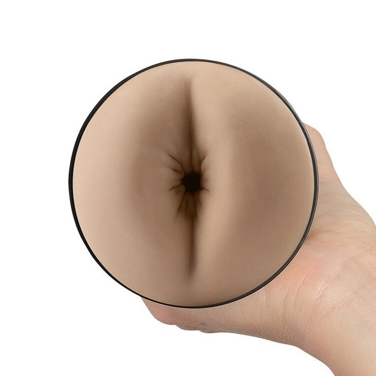 Kiiroo Feel Stroker Extra Tight Butt Mid Brown Ass Male Masturbator Keon FeelMe AI Stroker on a white background