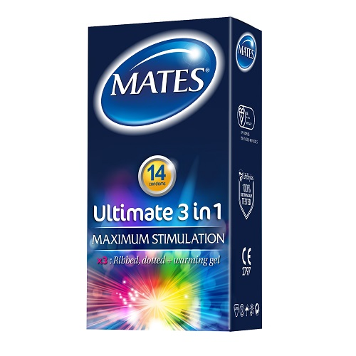 Mates Ultimate 3 in 1 product packaging on a white background