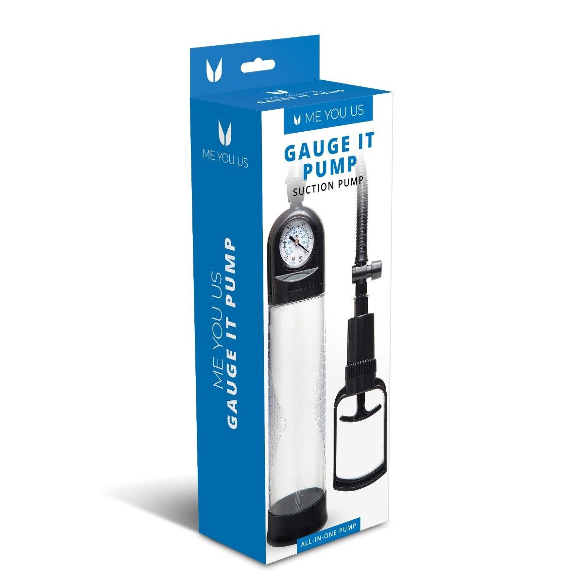 Me You Us Gauge It Suction Penis Enlargement Pump Length Girth Enhancer Device