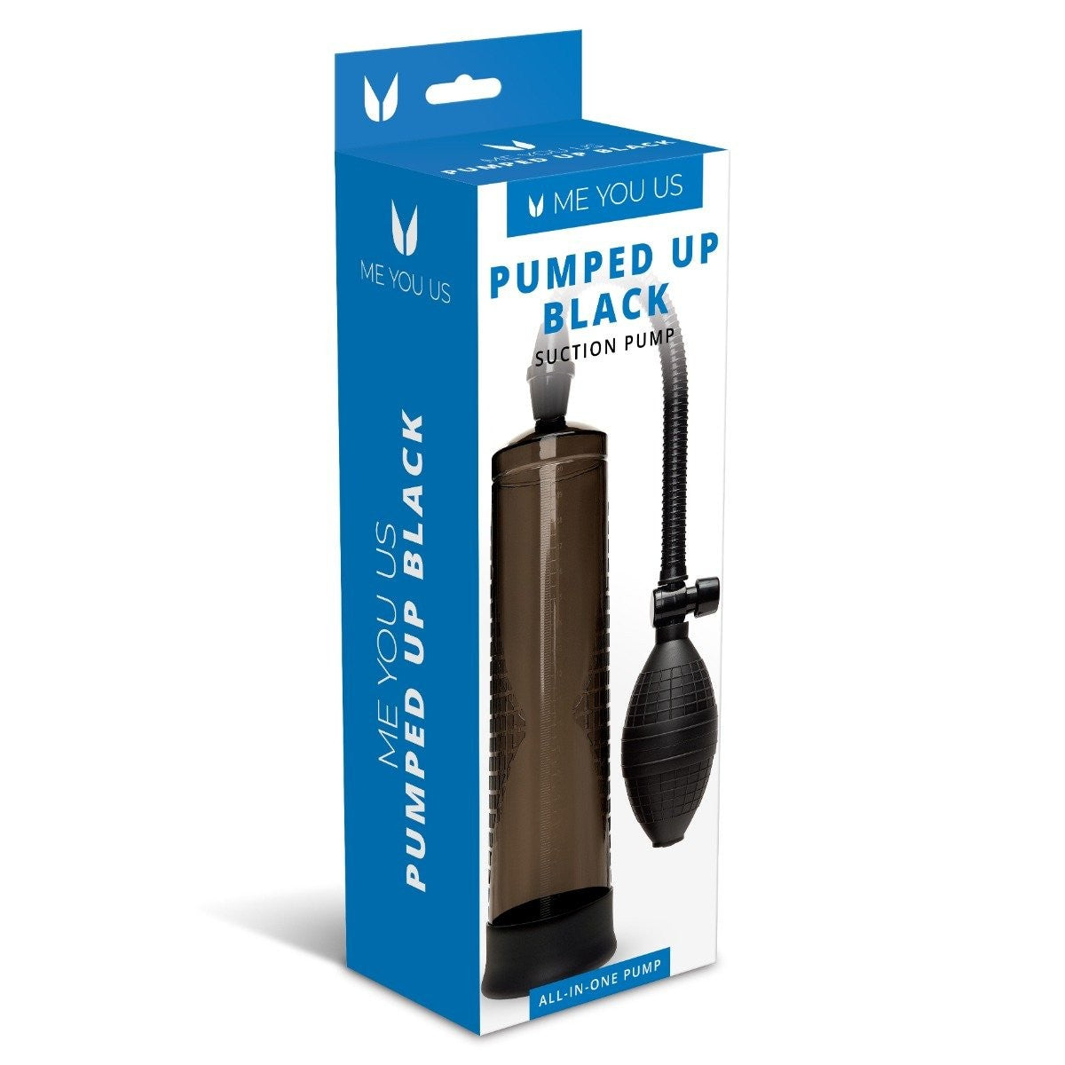 Me You Us Pumped Up Black Suction Penis Enlargement Pump Length Girth Enhancer