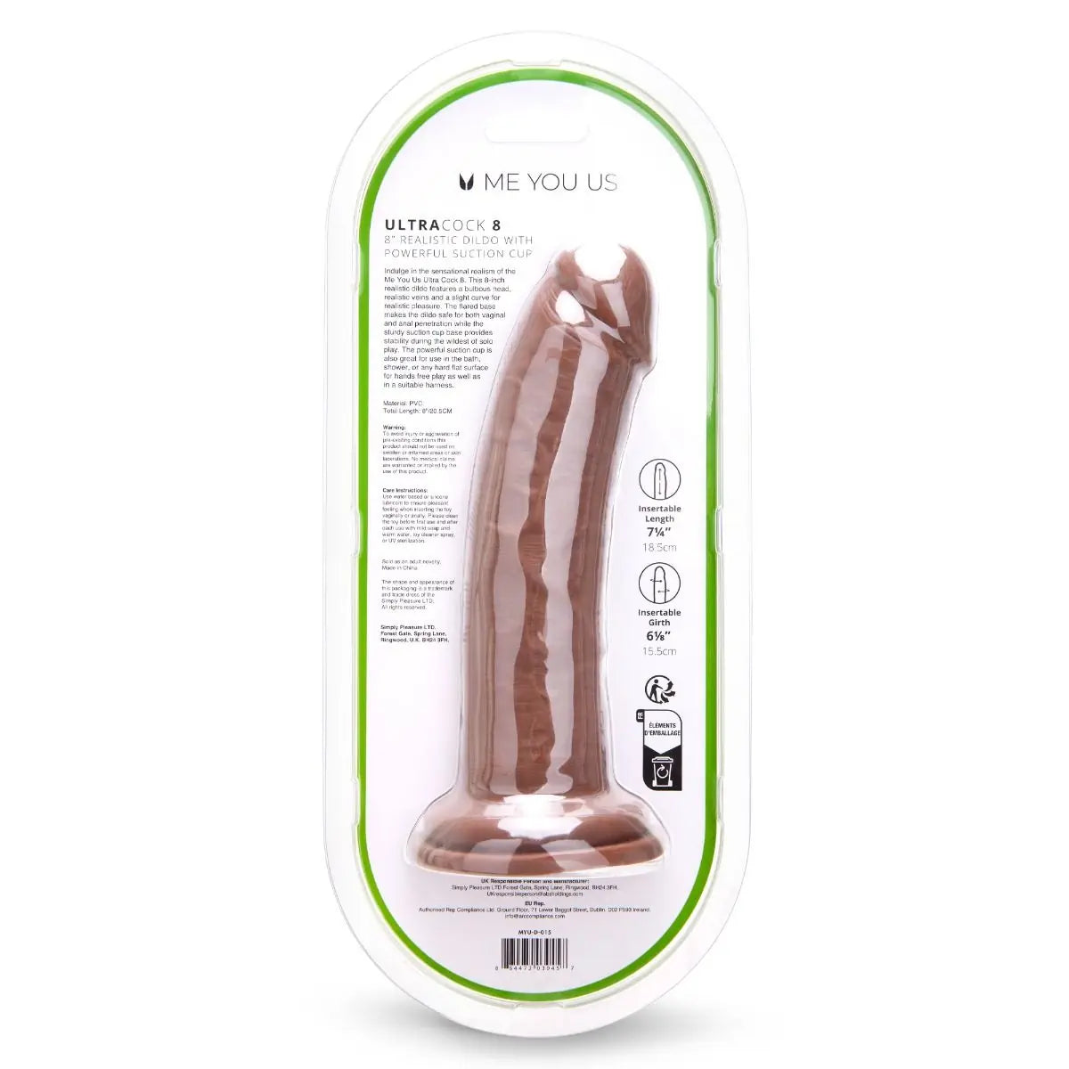 Product packaging of 'Ultra Cock 8' on a white background