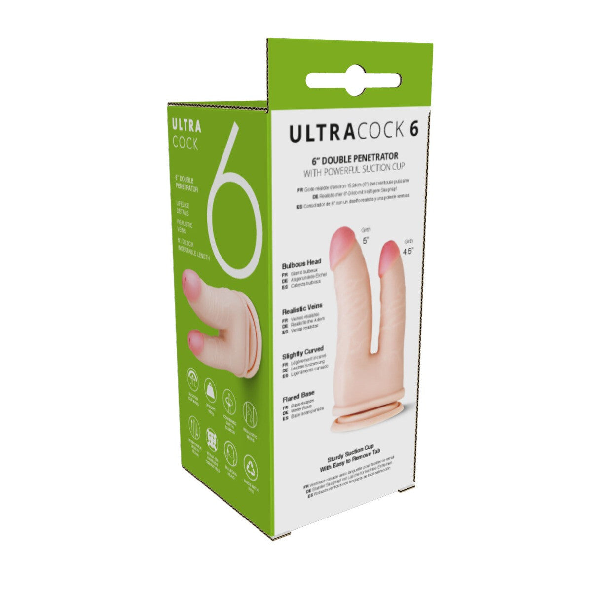 Box of Ultra Cock 6 product on a white background