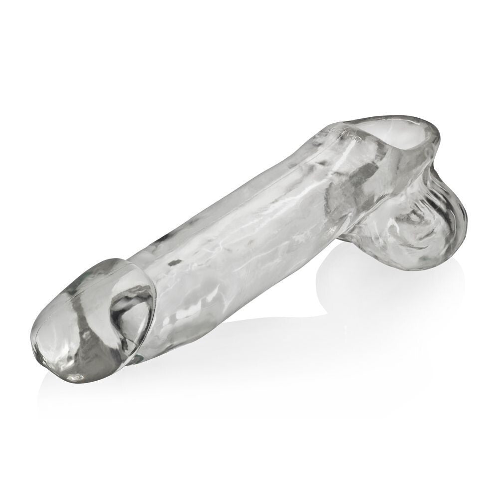 Oxballs Daddy Cocksheath Clear Penis Extender Hollow Sleeve Cock Ring Extension