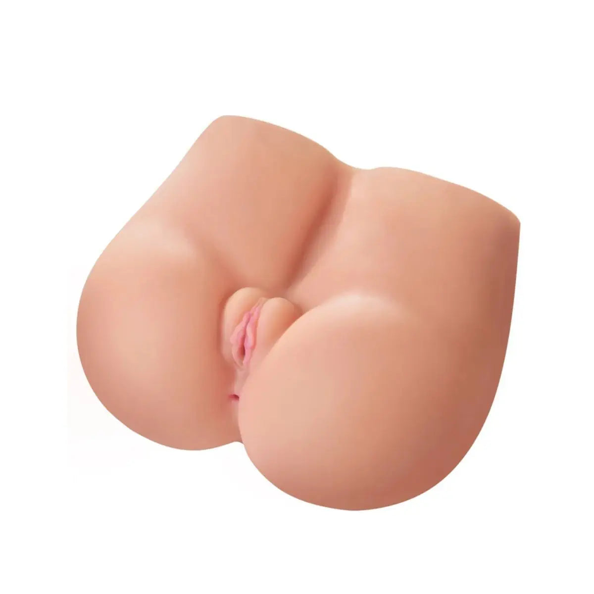 Silicone mold shaped like a female torso on a white background