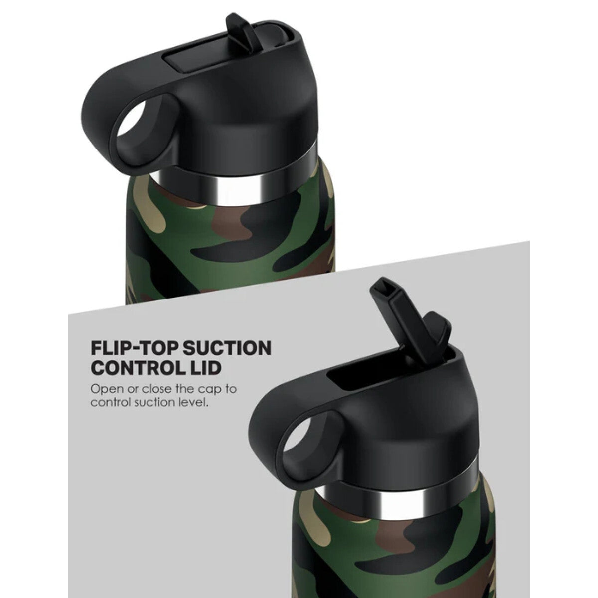 PDX Plus Fap Flask Happy Camper Discreet Bottle Shaped Stroker Male Masturbator