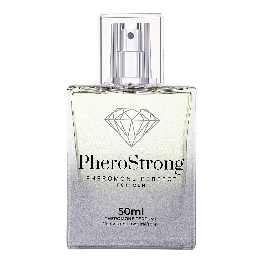 PheroStrong pheromone perfume bottle on a white background