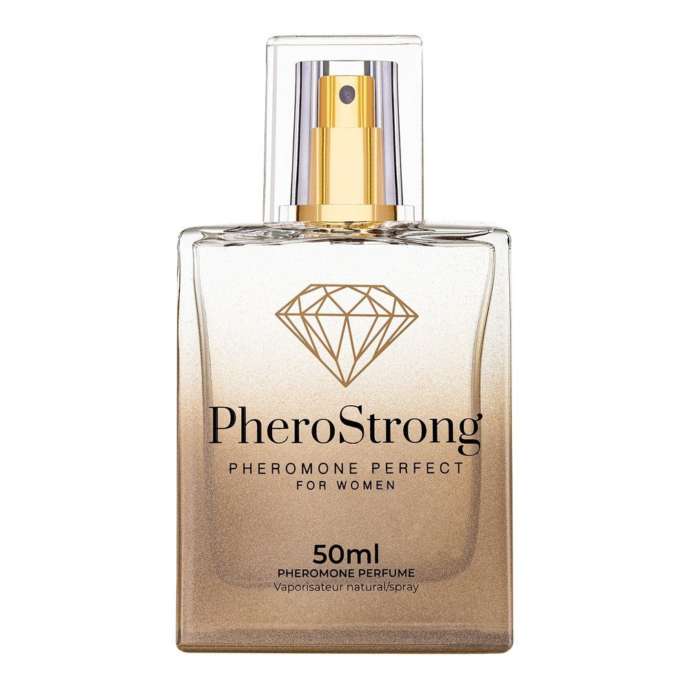PheroStrong pheromone perfume bottle on a white background