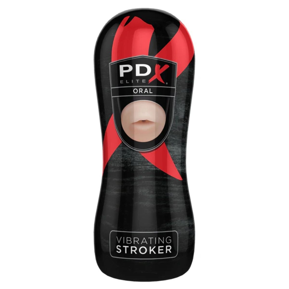 PDX Elite Vibrating Stroker on a white background