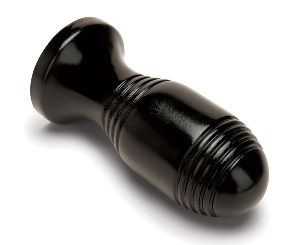 Prowler RED Ribbed 4.5 Inch Anal Butt Plug Dildo Probe Prostate BDSM Bondage PVC