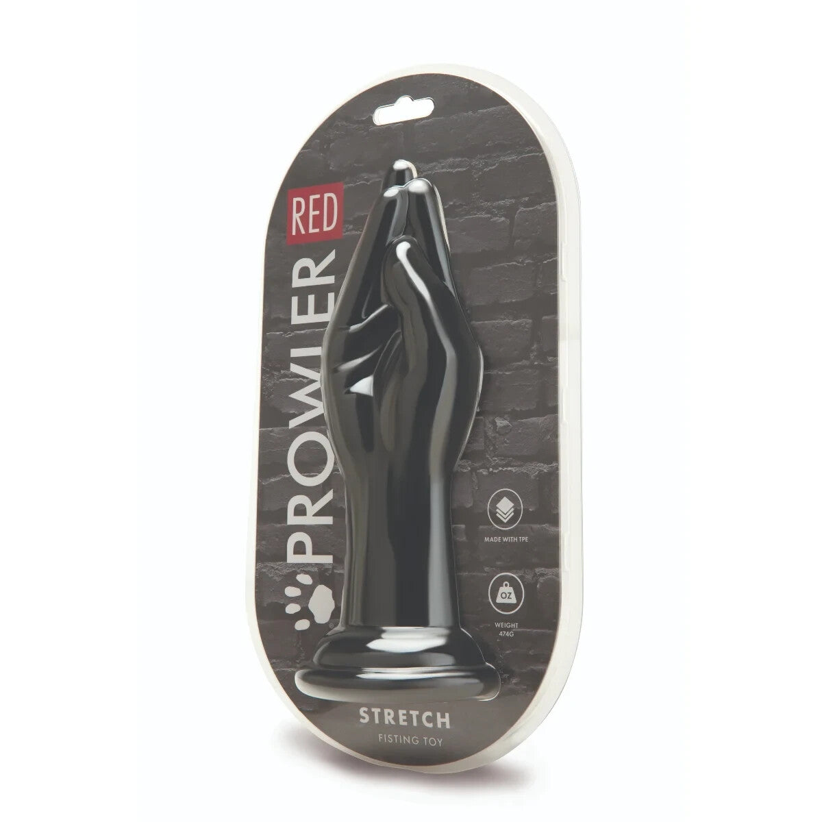 Prowler Stretch sex toy packaging on a white background