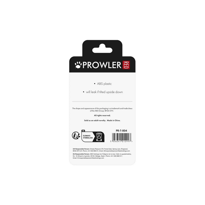 Prowler Red packaging with brand logo and product details on a white background