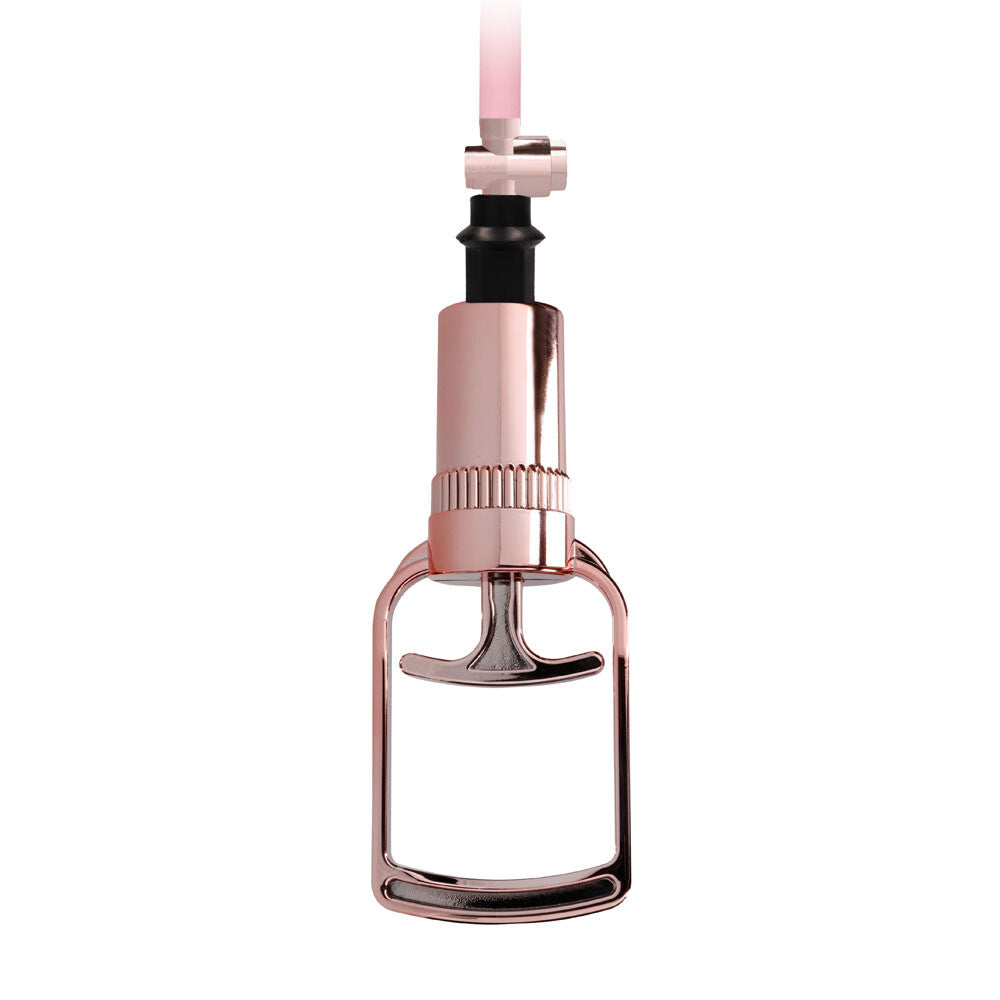 Pumped Pussy Pump Rose Gold Vacuum Transparent Sexy Female Enhancer Suction Cup