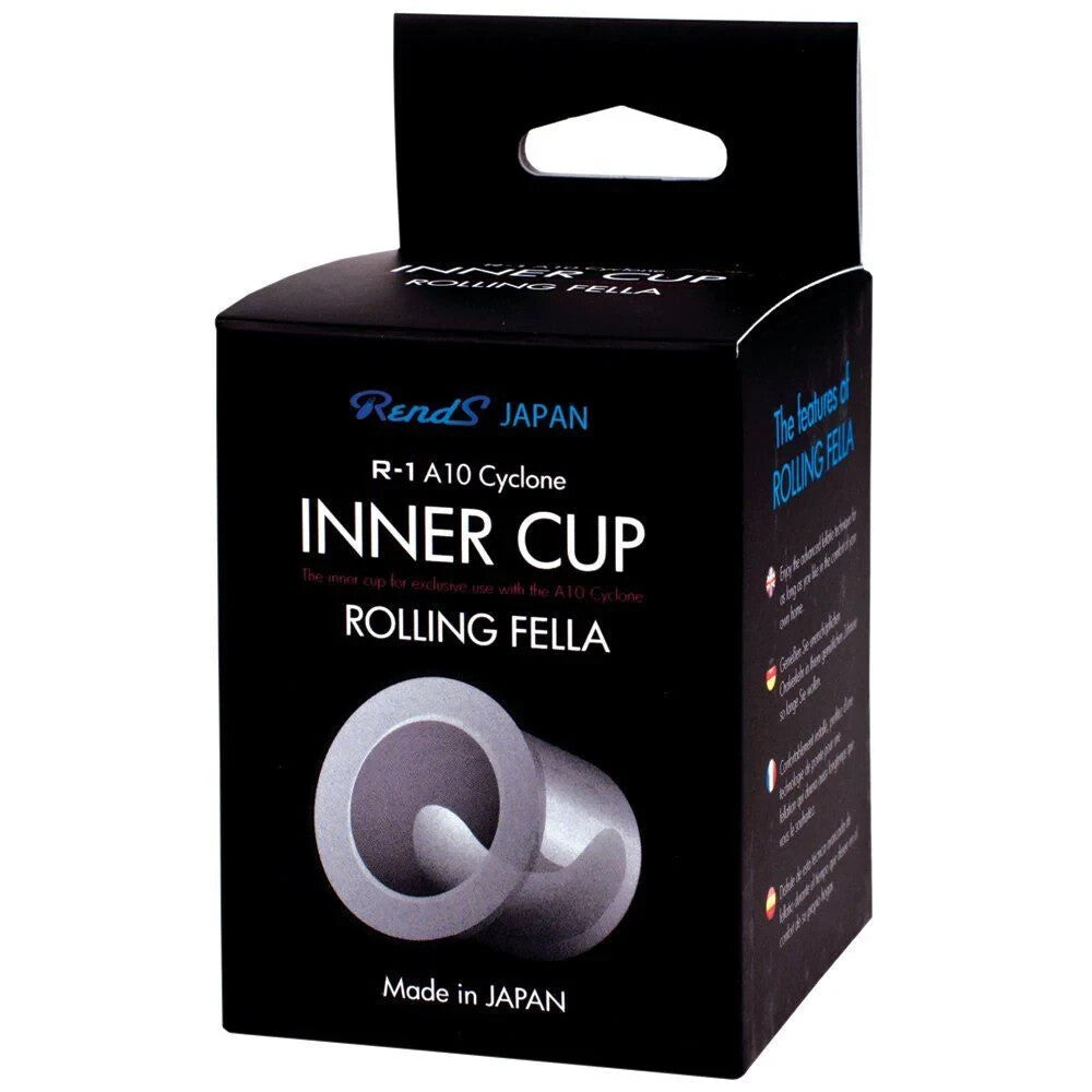 Box of Rends Japan R-1 A10 Cyclone Inner Cup Rolling Fella on a white background
