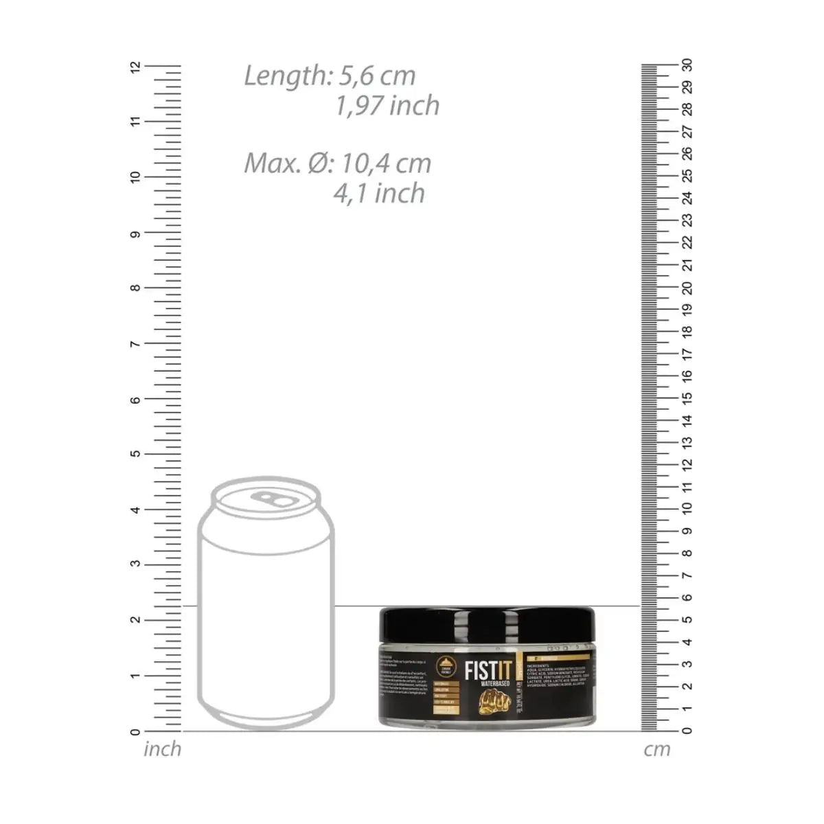 Shots Toys Fist It Water Based Anal Lubricant 300ml on a white background