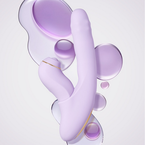 Svakom Duoglow 2 in 1 Clit G-Spot Thrusting Heating Pulse Vibrator App Control