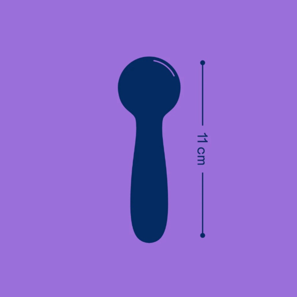 Tabooboo Under The Sheets Mini Wand Clitoral Vibrator 10 Speed Waterproof