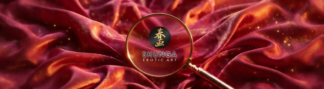 Shunga Brand Review Banner In Red and Gold