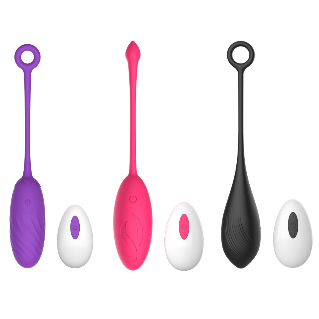 Mina Astral Divine Celeste 10 Function Love Egg Remote Control Clitoral Vibrator on a white background