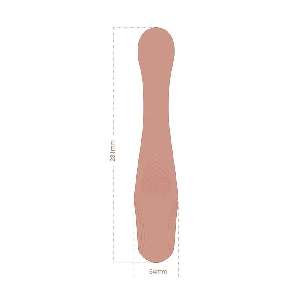 Rocks Off Dual Couples Remote Control vibrator on a white background
