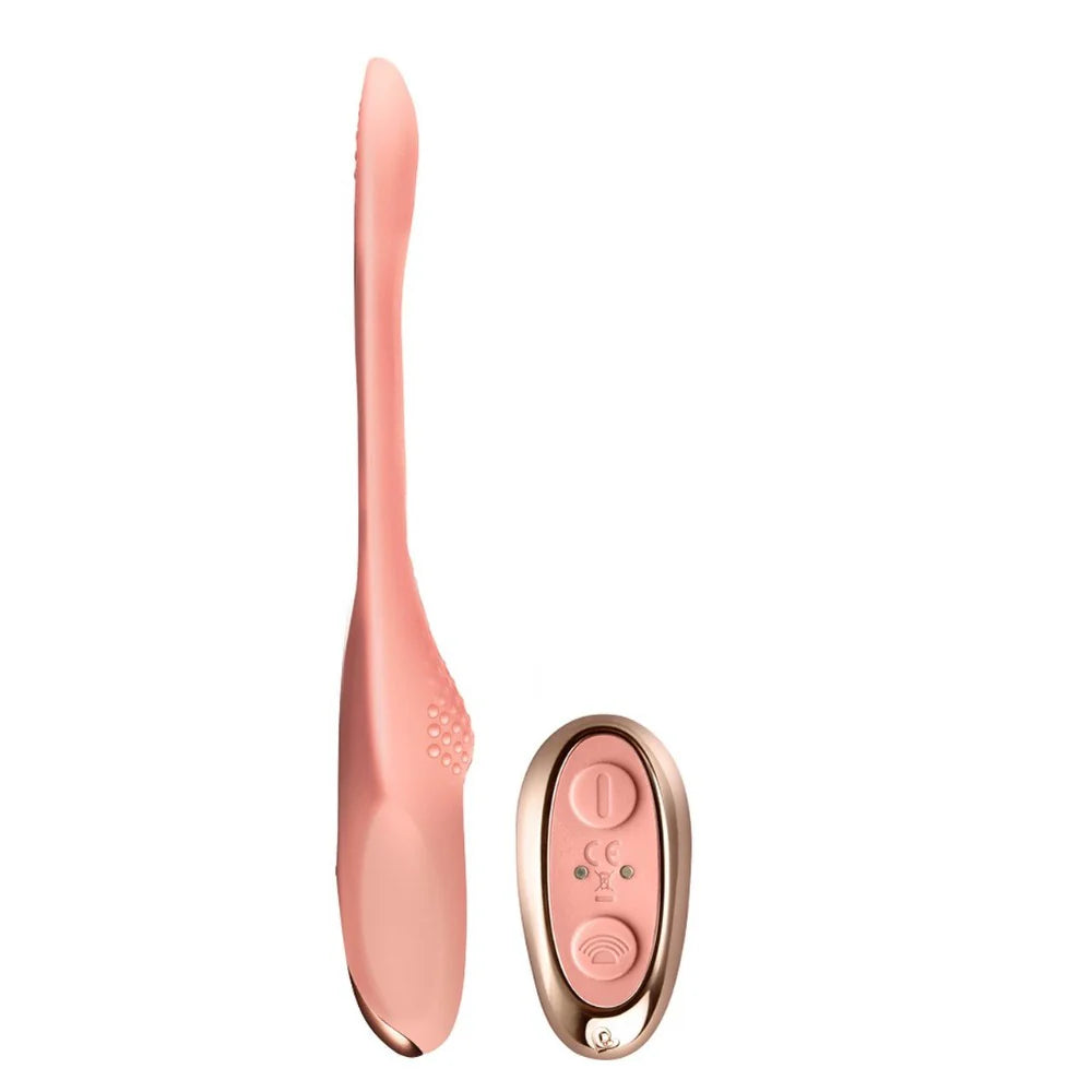 Rocks Off Dual Couples Remote Control vibrator on a white background