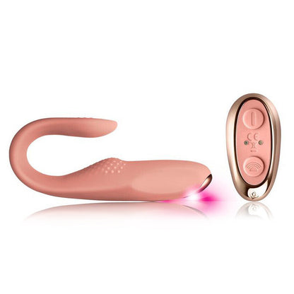Rocks Off Dual Couples Remote Control vibrator on a white background