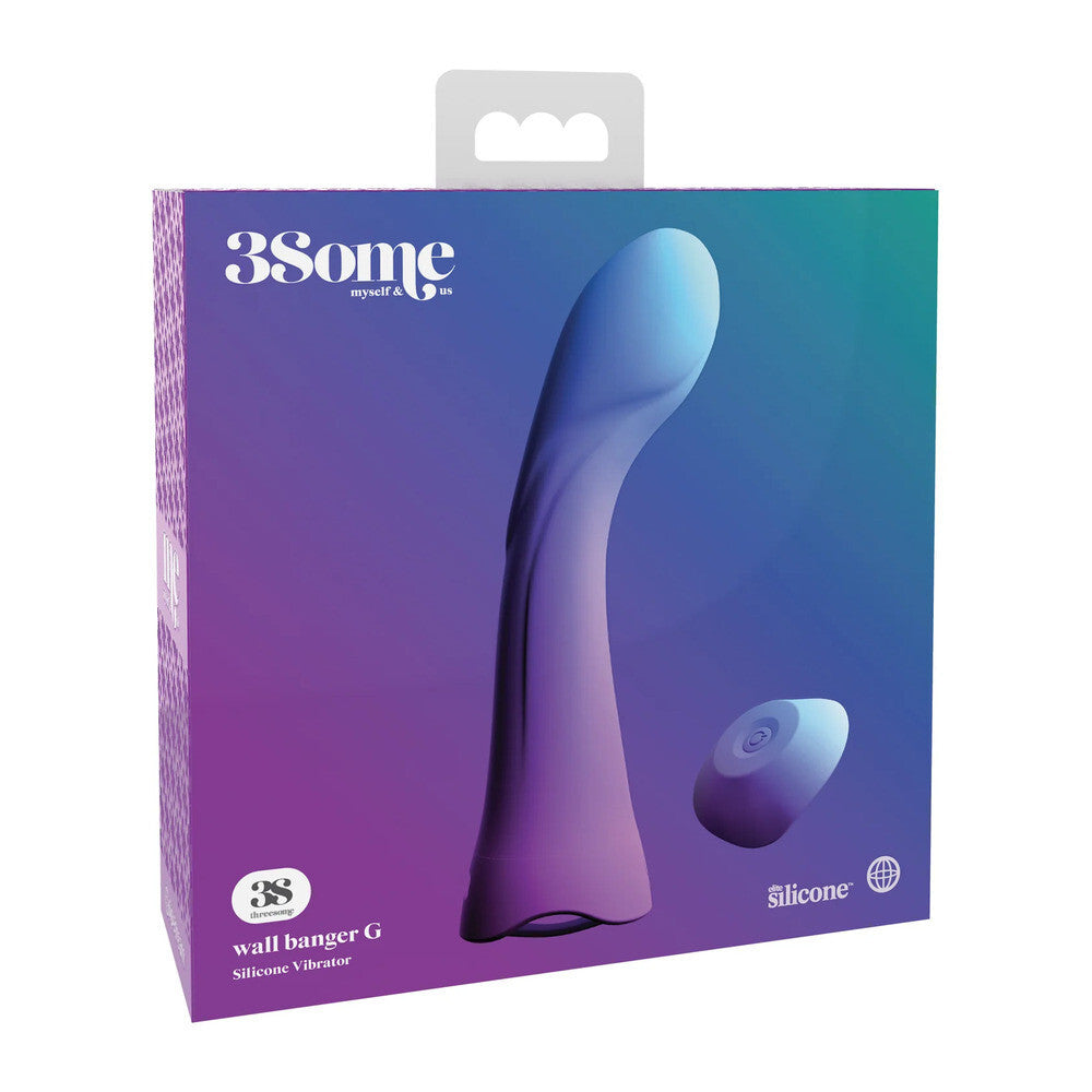 Silicone wall hanger G product packaging with '3Some' branding on a white background
