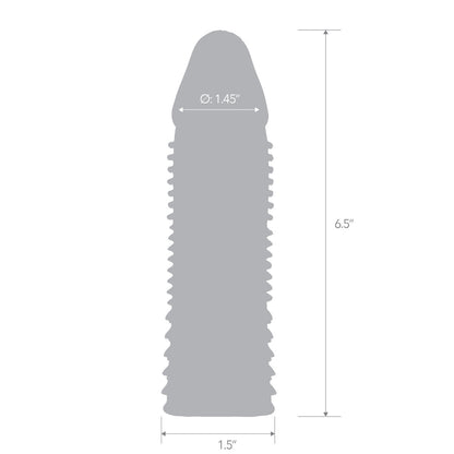Blue Line 6.5inch Triple Sensation Penis Enhancing Textured Sexy Sleeve Extender