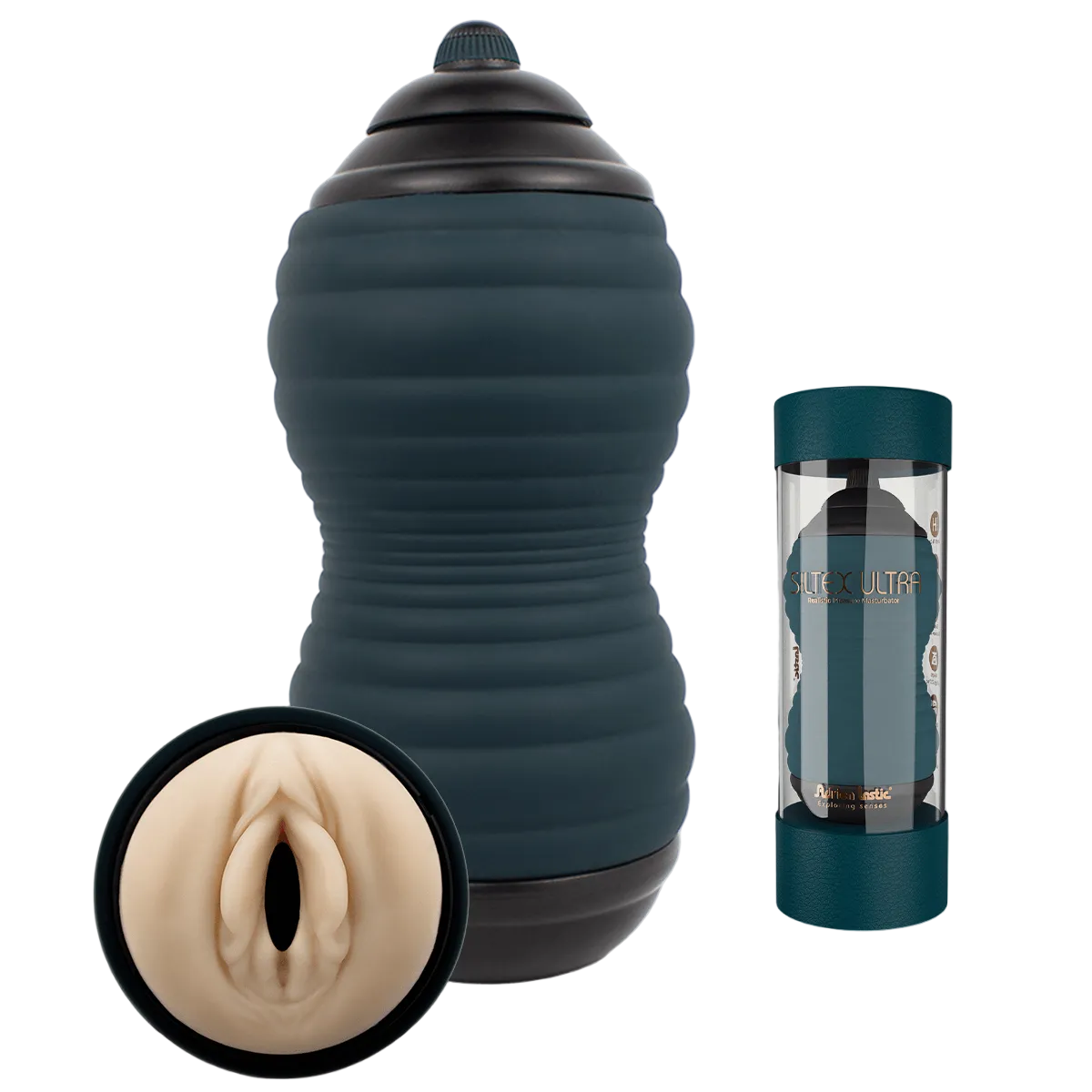 Adrien Lastic Siltex Ultra Realistic Liquid Silicone Pussy Male Masturbator on a white background