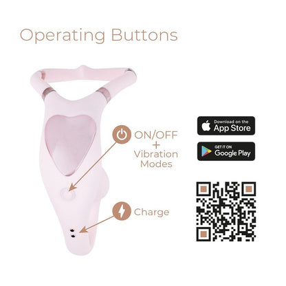 Diagram of a device with operating buttons labeled on a white background