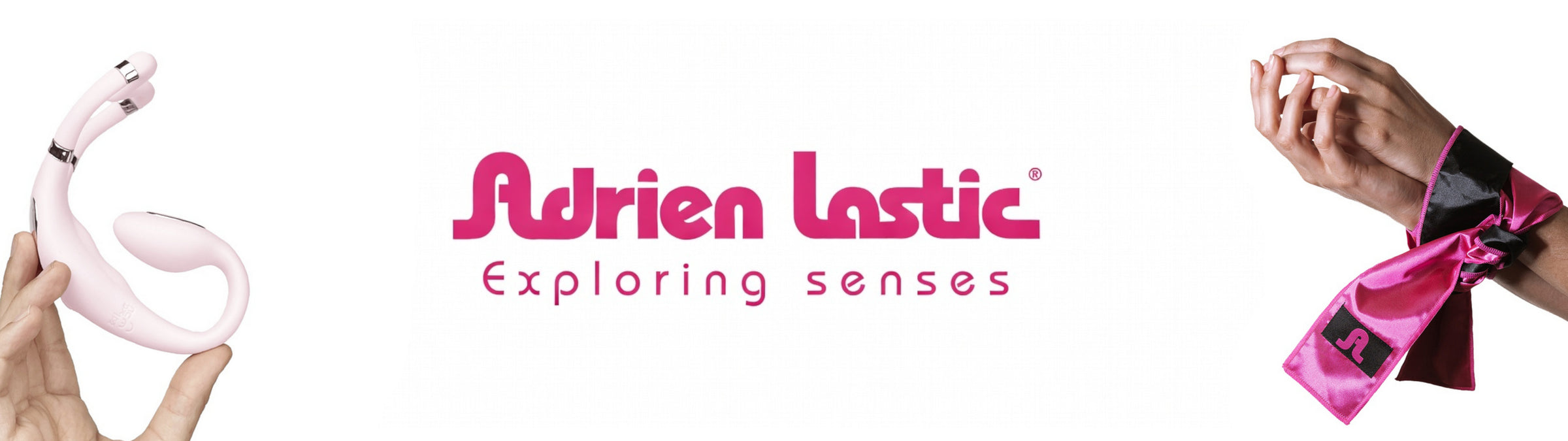 adult sex toys with 'Adrien Lastic' branding on a white background