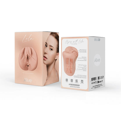 Two boxes of 'Lola' products on a white background