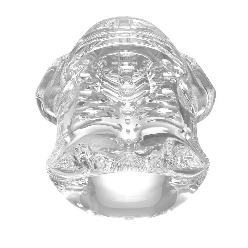 Amovibe Alpha Sucking & Vibrating Male Masturbator Auto Stroker on a white background