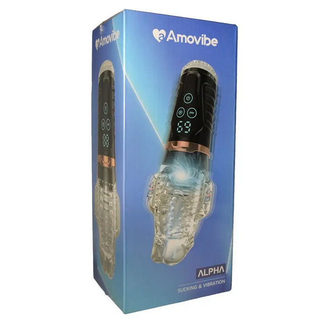 Amovibe Alpha product packaging on a white background
