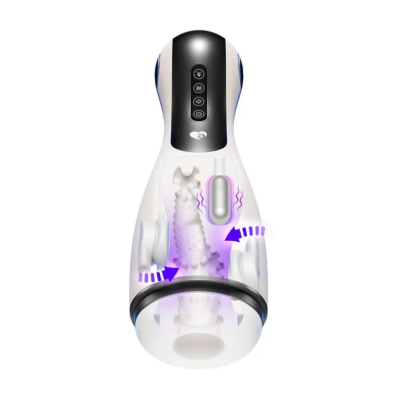 Amovibe Good Night Suction Masturbator With Airbag Squeezing, Suction & Vibration