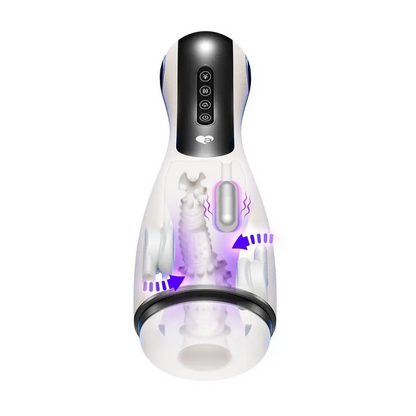 Amovibe Good Night Suction Masturbator With Airbag Squeezing, Suction & Vibration