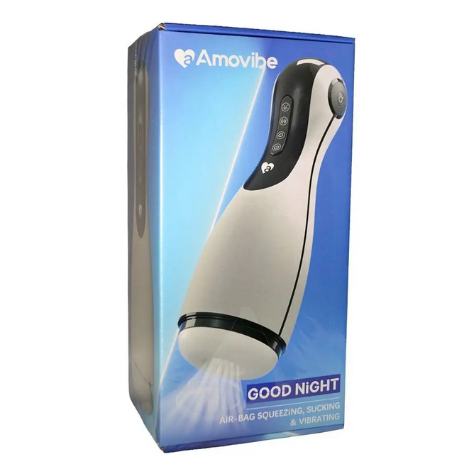 Amovibe Good Night Suction Masturbator With Airbag Squeezing, Suction & Vibration