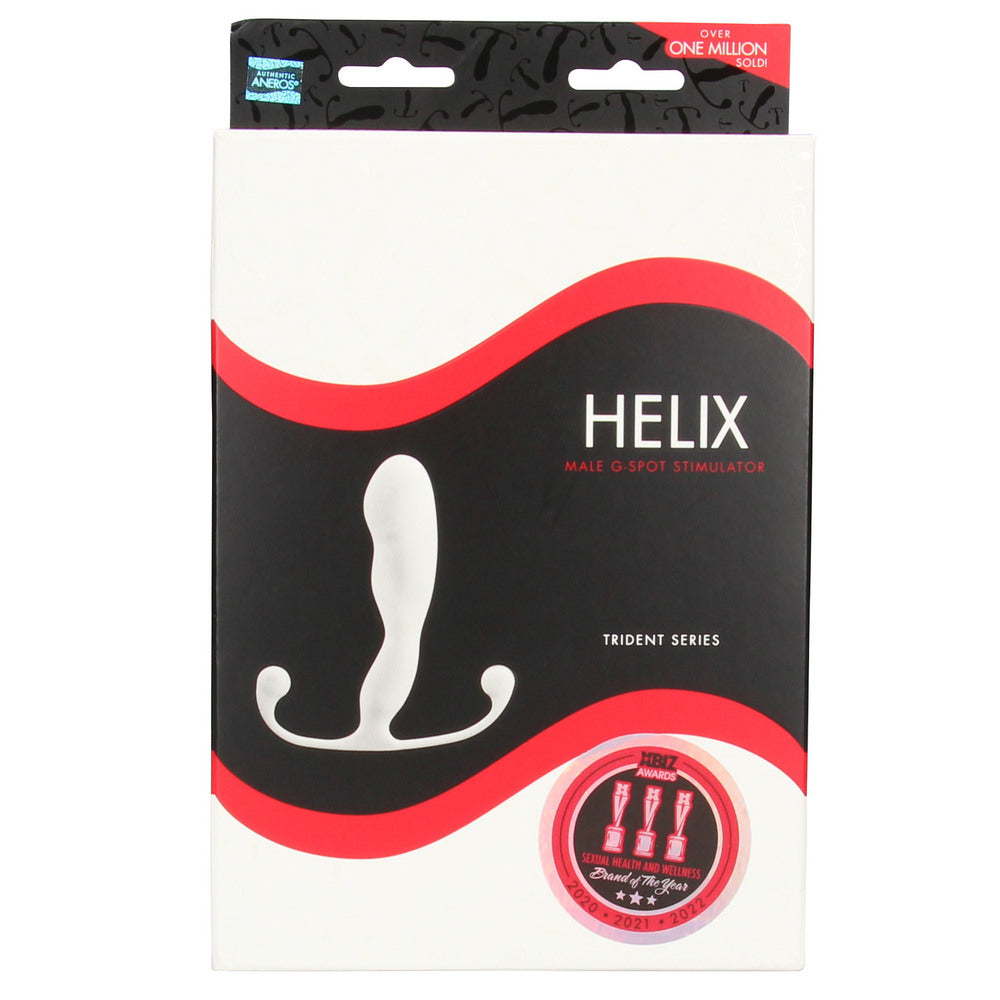 Aneros Helix Trident Male Prostate Massager P-Spot Anal Butt Plug packaging on a white background