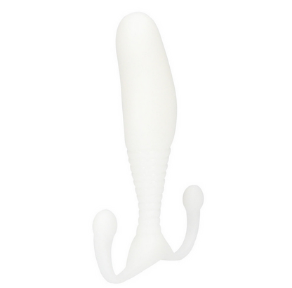 White anal massager on a white background