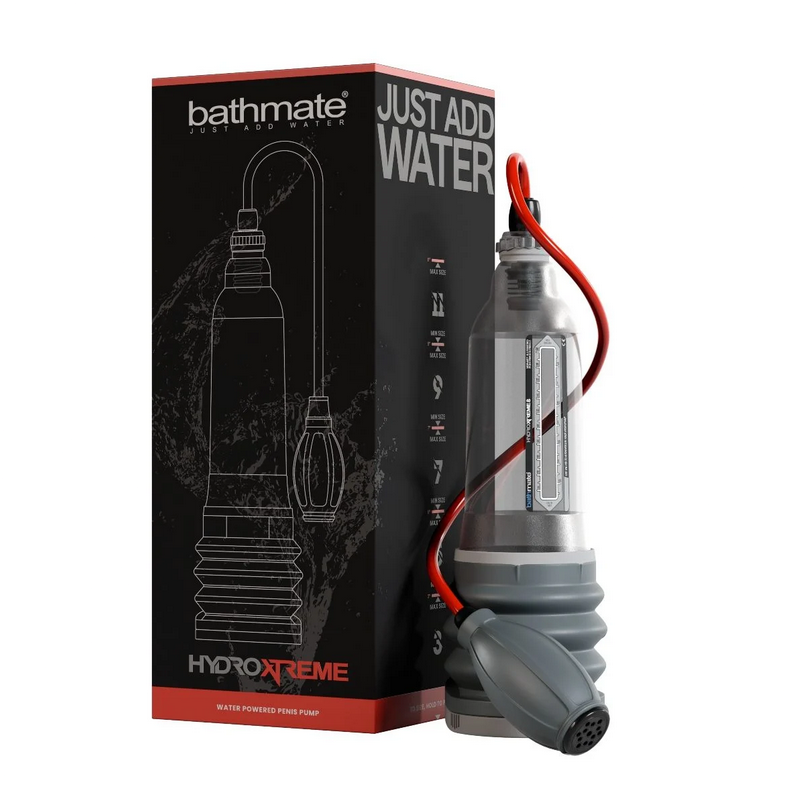 Bathmate HydroXtreme product with packaging on a white background