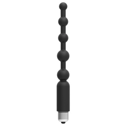 Beaded Anovibe 12.5cm Vibrating Anal Beads Butt Plug Prostate Silicone Massager