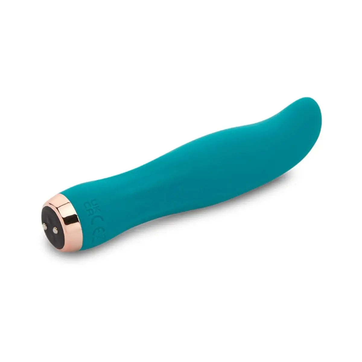 Bella Velvet Touch Liquid Silicone XLR8 Bullet Turbo Boost Emerald Clitoral Vibrator on a white background