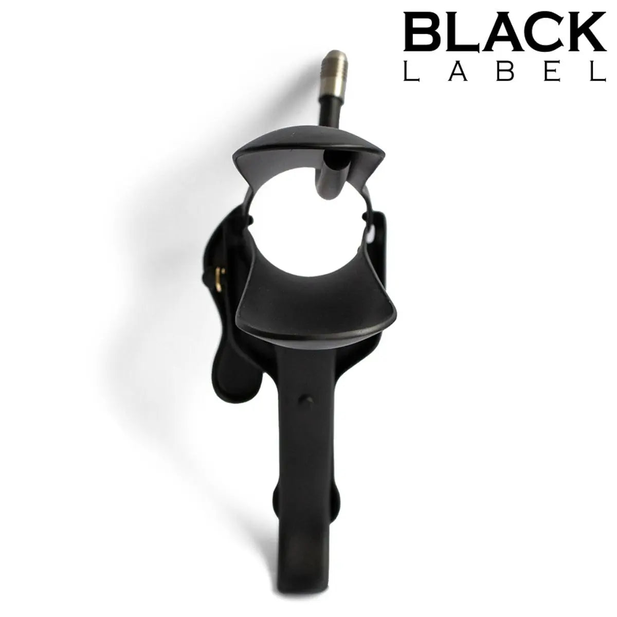Black Label Cusco Medical Speculum With Lube Tube Black & Gold on a white background
