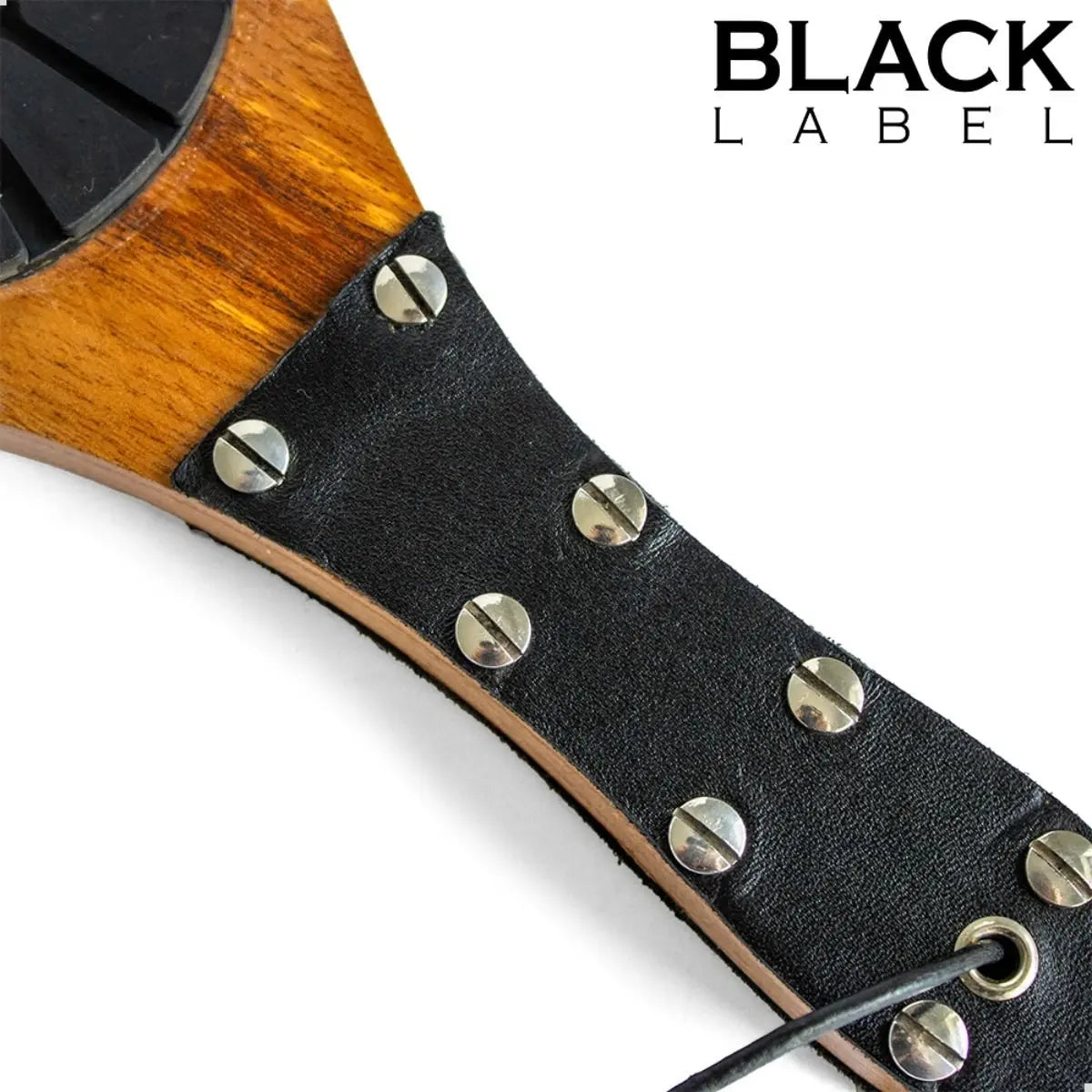 Black Label Wooden Boot Sole Tread Paddle BDSM Fetish Bondage Impact Play 30cm
