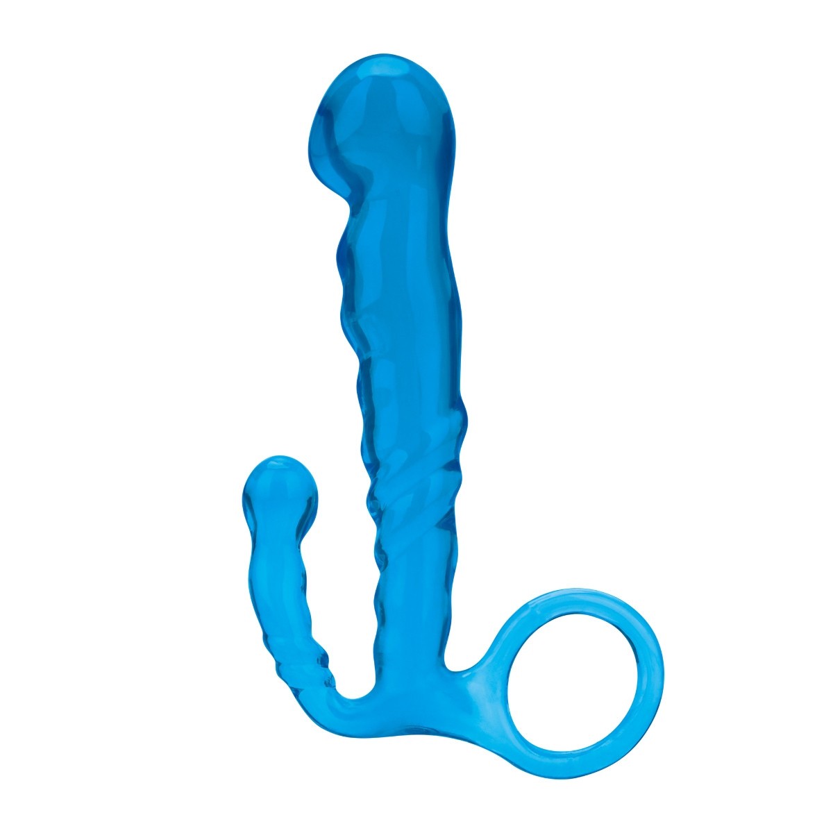 Blue Line Beginner Prostate Massager Anal Butt Plug 4.5 Inch BDSM Fetish Body Safe